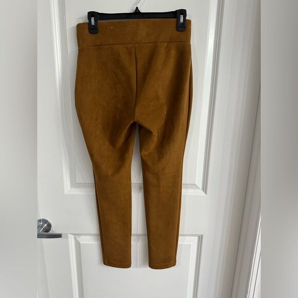 LOFT Outlet Petite Brown Faux Suede Leggings. Send me an offer! - Picture 3 of 15